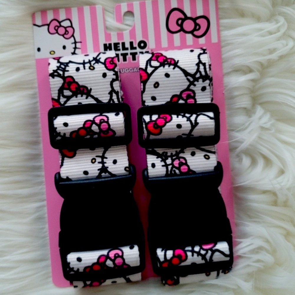 NEW HELLO KITTY LUGGAGE STRAP SET